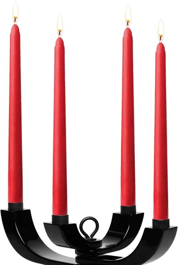 14 Pack Red Taper Candles - Image 3