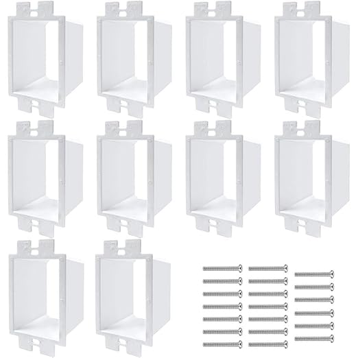 GIB 10 PCS BE1-2 1-Gang Electrical Outlet Box Extenders by GIBCleaningtool