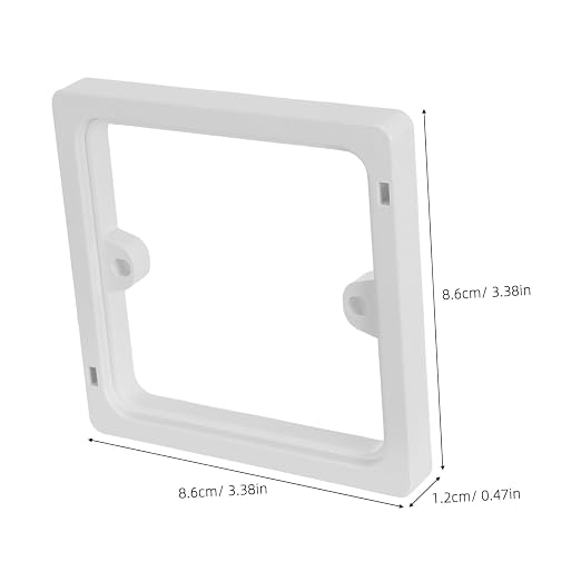 Outlet Box Extension Ring White 86-Type 4pcs - Image 2