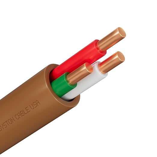 Syston 18/3 Thermostat Doorbell HVAC Heating Control Cable Wire, 100% Solid - Image 2