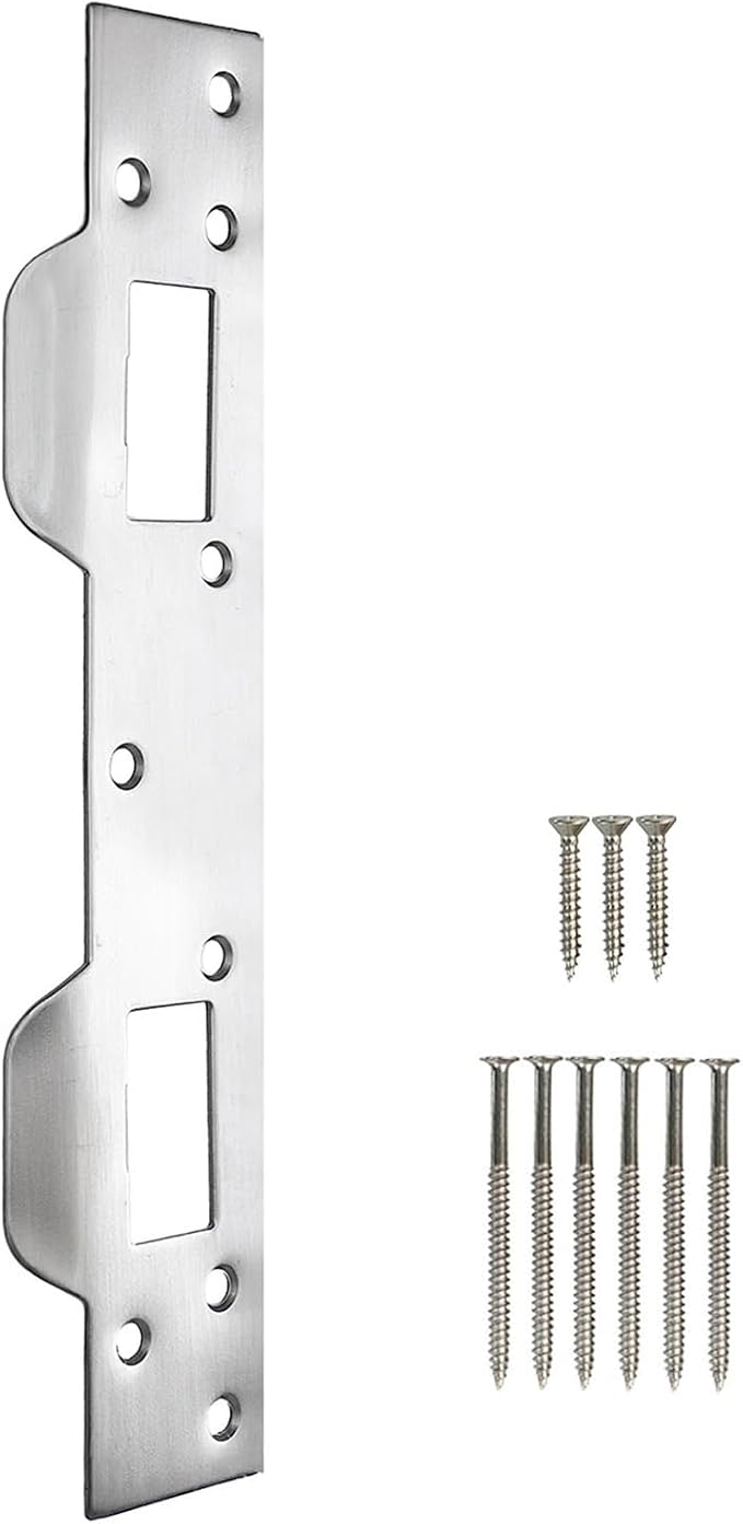 Door Strike Plate Reinforcement Plate, Front Door Strike Plate, Double Strike by Unknown