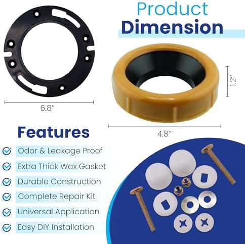 EvertechPro Toilet Wax Ring Kit - Image 4