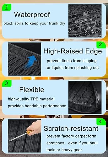 Aiqiying All Weather TPE Floor Mats Custom-fit - Image 5