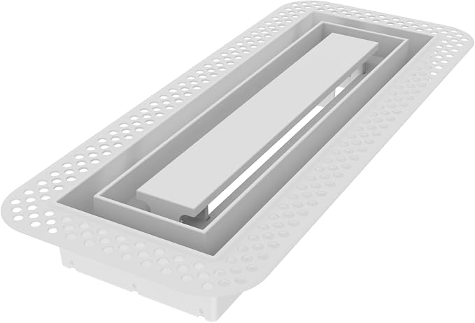 Fittes Flush Wall Vent, Minimalist ABS Plastic HVAC Air Return Register Cover by Fittes