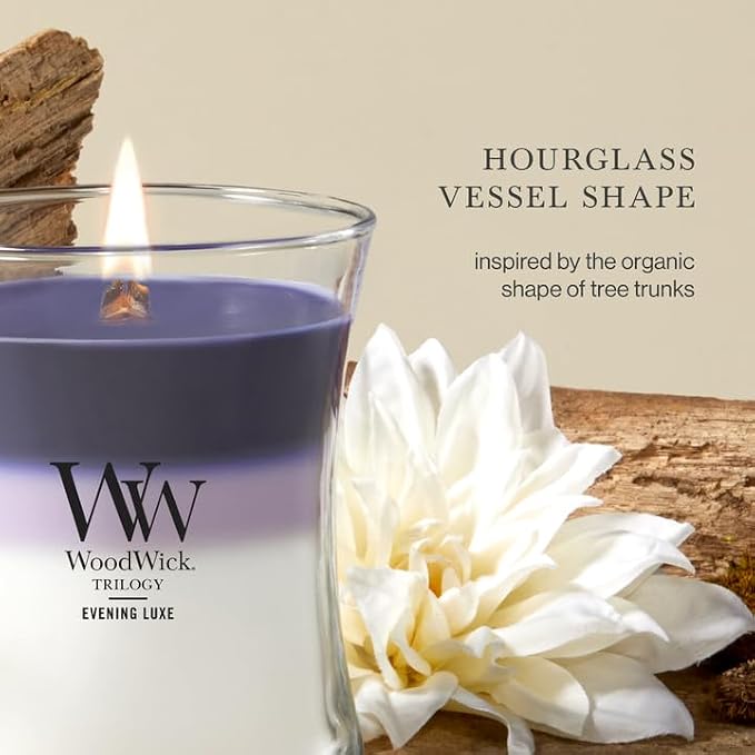 WoodWick Medium Hourglass Candle Evening Luxe - Image 4