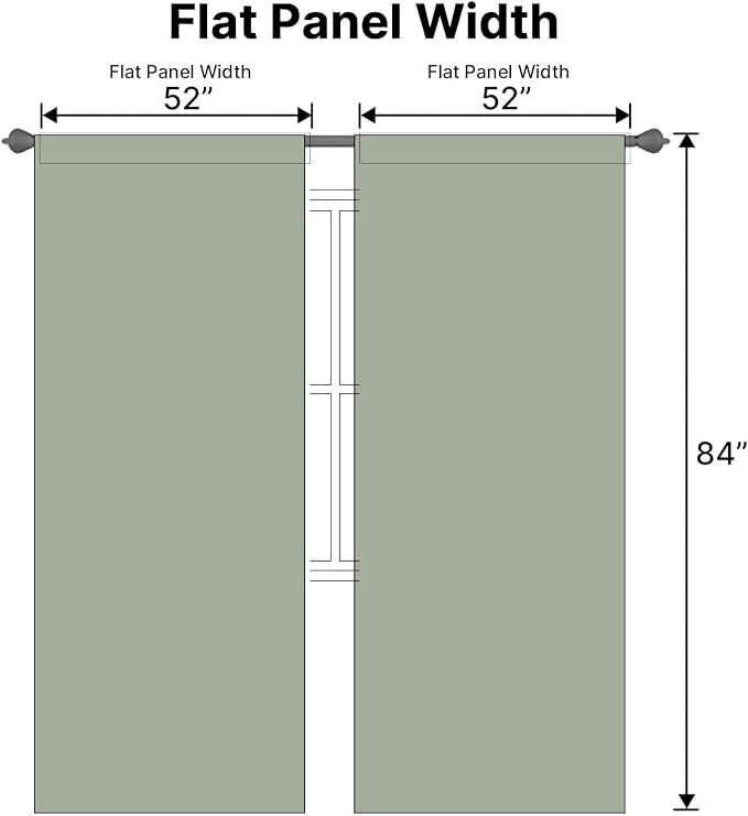 H.VERSAILTEX Blackout Curtains Thermal Insulated Window Treatment Panels Room - Image 6