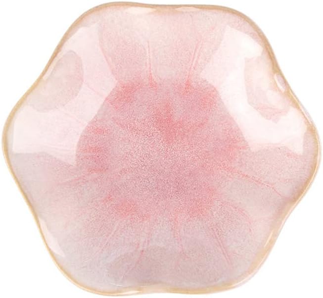 2PCS Lotus Leaf Shape Ring Holder Dish, Small Key Bowl, Ceramic Trinket Tray - Image 6
