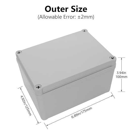 Junction Box IP67 Waterproof Dustproof ABS Plastic Project Box - Image 2