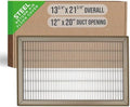 Fits 12x20 and 20x12 Duct Opening | Return Air Floor Grille by Handua | by Handua