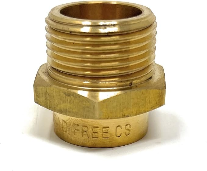Cascada Lead-Free Brass Adapter, G Thread British BSPP Male to NPT Female |) - Image 7