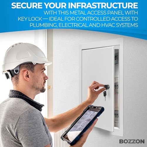 BOZZON Access Panel for Drywall 14 x 29 inch – Metal Door - Image 4
