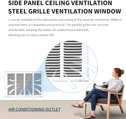 16x10 Return Air Grille, Air Return Vent Cover, Flat Vent Cover, Rejillas De - Image 7