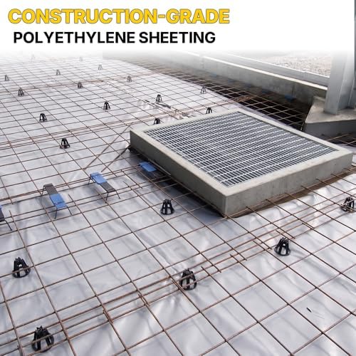 Heavy Duty Construction Plastic Sheeting 10' x 100' Roll – 6 Mil Clear - Image 3