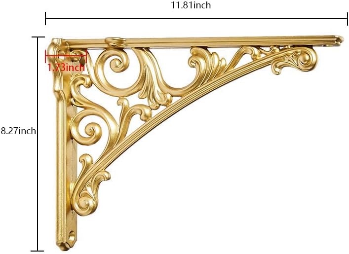 Khtumeware Shelf Bracket 12 Inch, Decorative Brackets - Image 2
