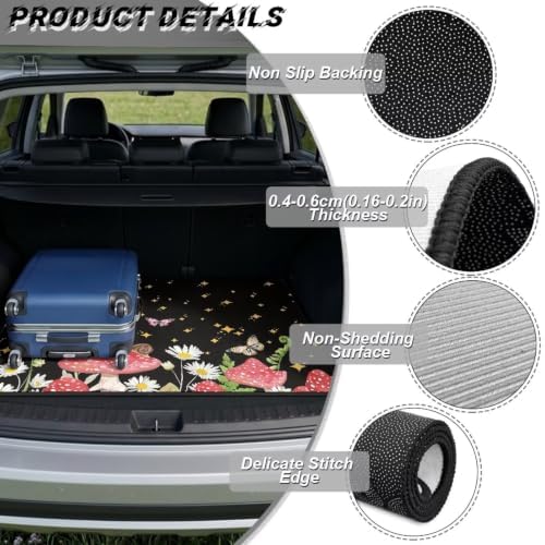 ELEQIN Mushroom Butterfly Car Trunk Mat - Image 6