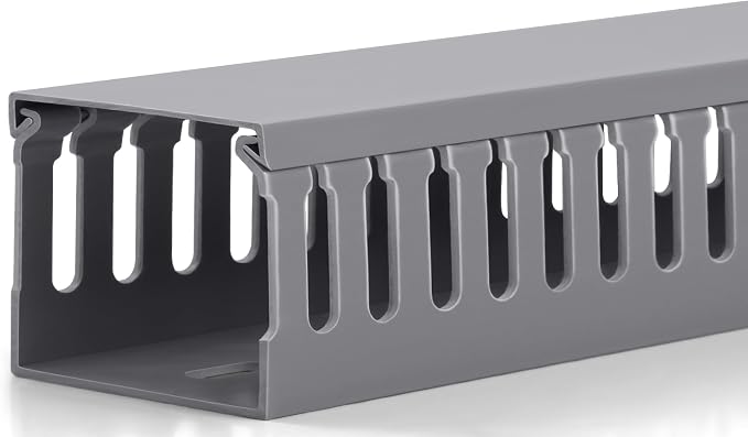 ZhiYo 2" H x 2.4" W Cable Management Raceway, 95in Under Desk Channel, 23.6in by ZhiYo