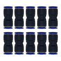 zjxed 12mm OD x 12mm OD Pneumatic quick Connector Push to Connect fittings by ROZESAZZ