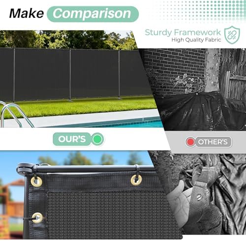 SunnyRoyal 5' x 58' Privacy Fence Screen Panel - Image 7