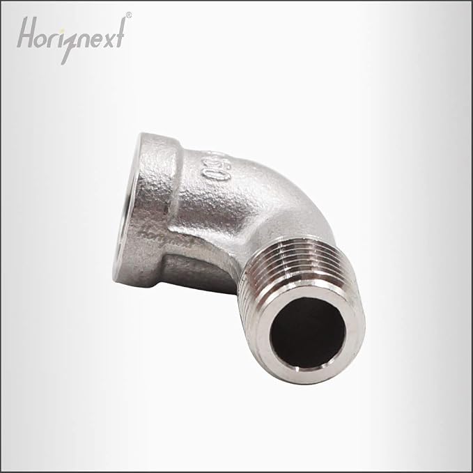 1/4'' NPT Stainless Steel Elbow Fitting, 90 Degree Elbow - Image 4