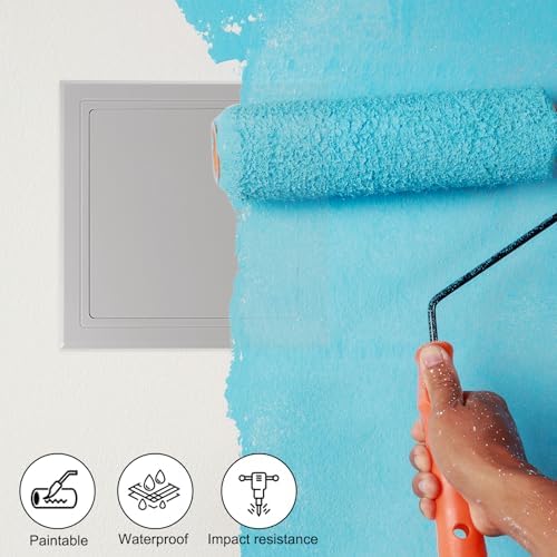 PATIKIL 5x5 inch Self-Adhesive Access Panel, ABS Plumbing Access Doors Easy - Image 5