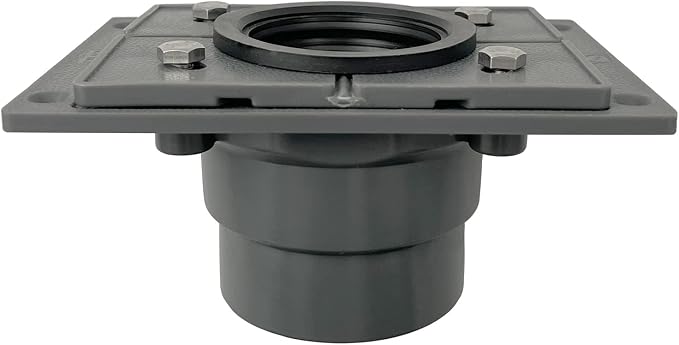 Neodrain 2 Inches Square PVC Shower Drain Base Kit | Include 2 Inches PVC - Image 2