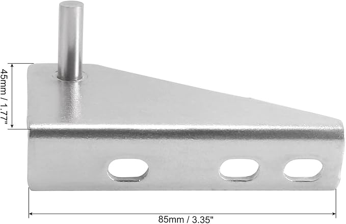 MECCANIXITY Stainless Steel Hinge Freezer Door Hinges Center Column Hinge Right - Image 2