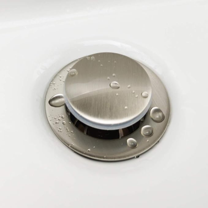 Purelux Bathroom Sink Drain Stopper Faucet Vanity Sink Pop Up Drain Assembly - Image 7