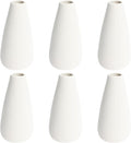 YANLING 6 Pack Small White Vase by YANLING
