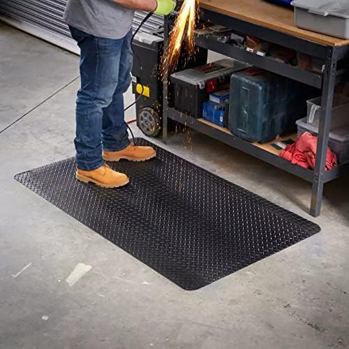 Consolidated Plastics Anti-Fatigue Heavy Duty Diamond Plate Floor Mat, by ConsolidatedPlastics