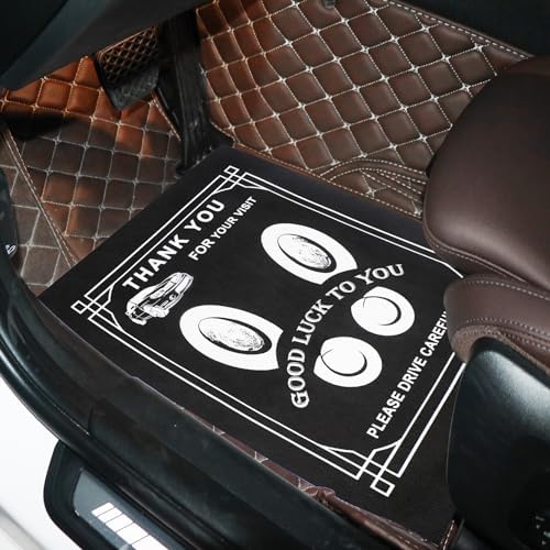 50-Pack Black Disposable Car Floor Mats 19.6x15.7 Inch Heavy-Duty Automotive by RUENXG