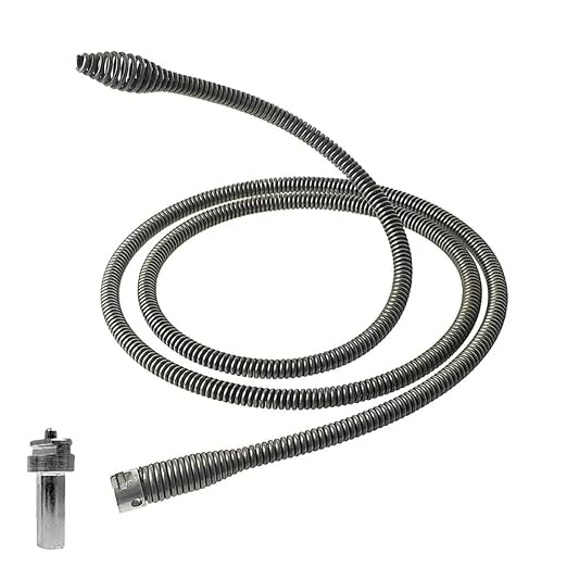 1.5M Length 10mm Reinforced Steel Drain Auger Spring by GouGouZhi