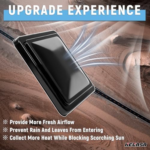 HECASA RV Roof Vent Cover Compatible - Image 7