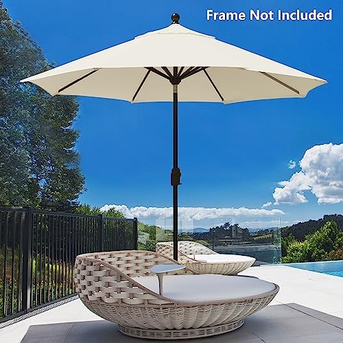 EliteShade USA 9FT Patio Umbrella Replacement Covers 8 Ribs Market Umbrella - Image 5