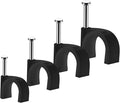 Abnii Cable Nails Clips, 4mm 6mm 8mm 10mm, Wire Wall Clips, Cable Tacks Coax by Abnii