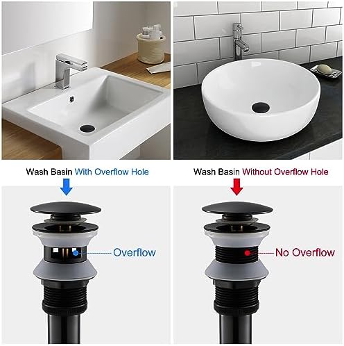 Solid Brass Adjustable 1-1/4 Bottle Trap Without Overflow Drain Stopper Set - Image 5