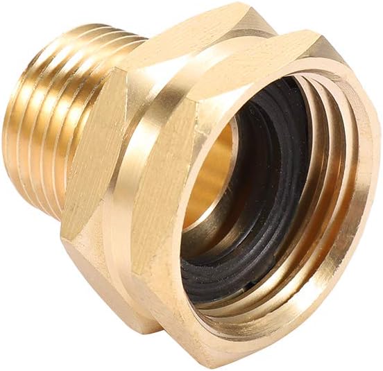 Garden Hose Adapter, 3/4"GHT Male x 1/2" NPT Male Connector - Image 4