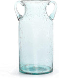 MDLUU Decorative Glass Vase 11" Tall, Bubble Air Flower Vase by MDLUU