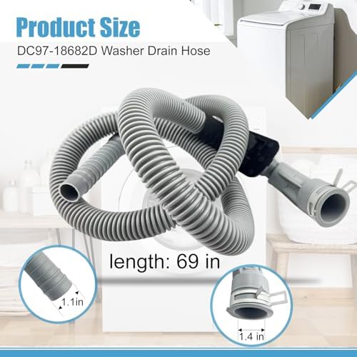 DC97-18682D DC97-18682C Washing Machine Hoses - Image 2