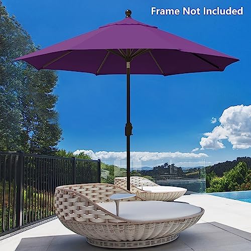EliteShade USA 9FT Patio Umbrella Replacement Covers 8 Ribs Market Umbrella - Image 5