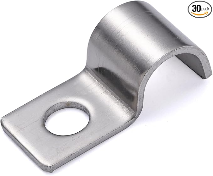 One-Hole Mini Unilateral Pipe Clamps, Conduit Fitting Clips Saddle Clamps by Unknown