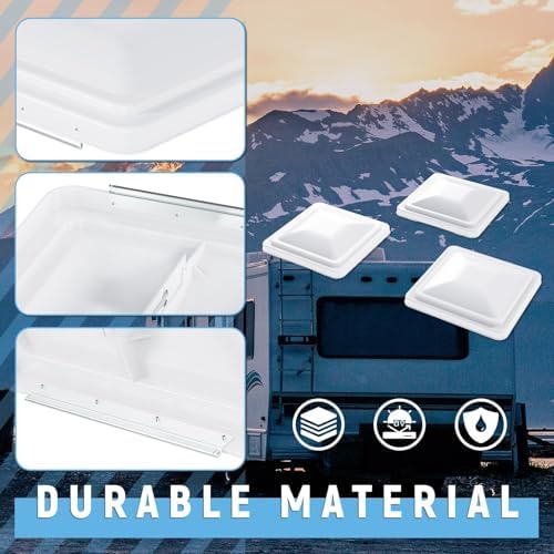 HECASA 14" 3pcs RV Roof Vent Cover Compatible - Image 4