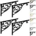 Khtumeware Ornate Decorative Shelf Brackets, 12 inch Big wall Mounted Shelving by khtumeware