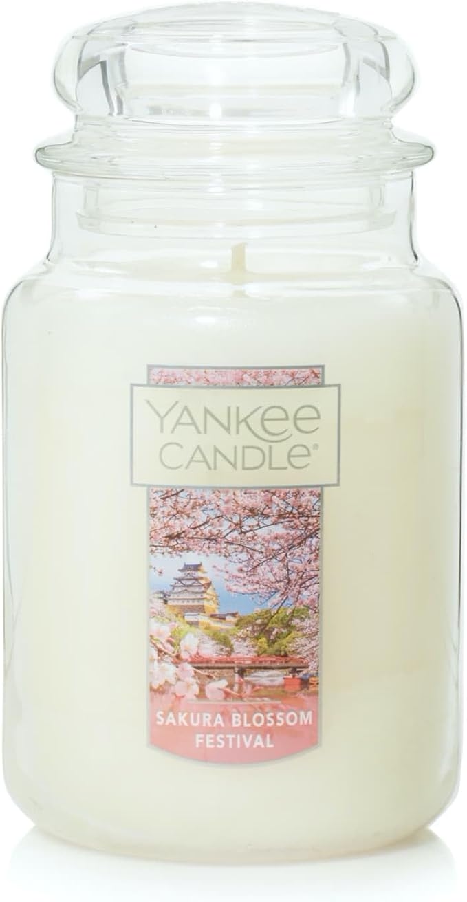 Yankee Candle Sakura Blossom Festival Large Jar Candle White Rose by Unknown