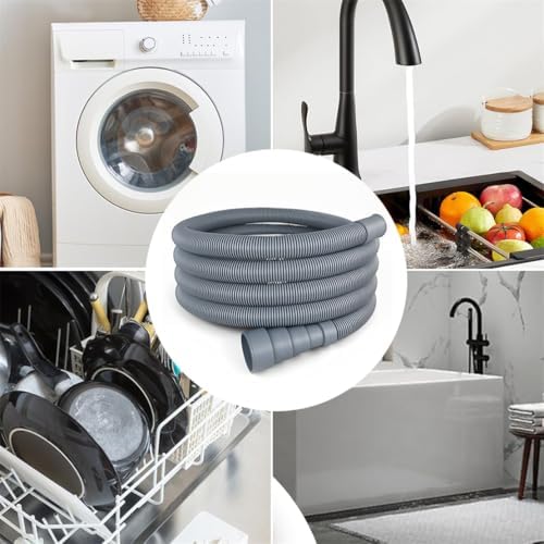 Washing Machine Drain Hose 6.5ft Flexible Dishwasher Drain Hose Extension Kit - Image 7