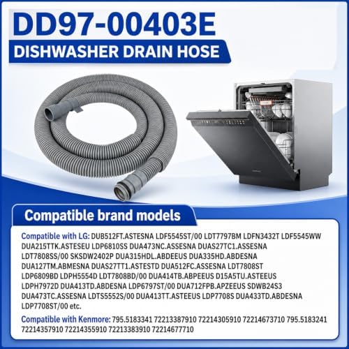 AEM74333104 AEM74333101 Dishwasher Drain Hose Replacement - Image 6