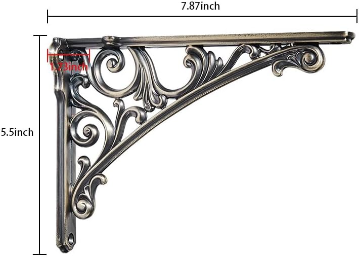 khtumeware Shelf Bracket 8 Inch, Decorative Brackets - Image 2