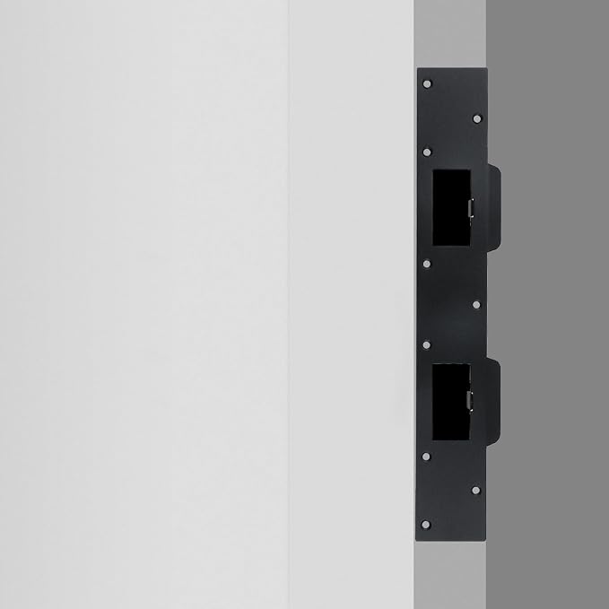 2pcs Door Strike Plate Stainless Steel Double Hole Door Handle Lock Backplate - Image 5