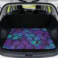 Purple Tropical Palm Car Trunk Mat Universal Fit 29"x39" by Darisoco