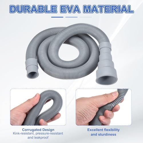 PATIKIL Washing Machine Drain Hose 1m/3.3FT - Image 5