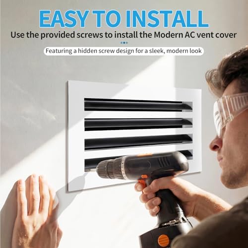 16x8 Modern AC Vent Cover, Decorative Air Vent Register Grille - Image 4